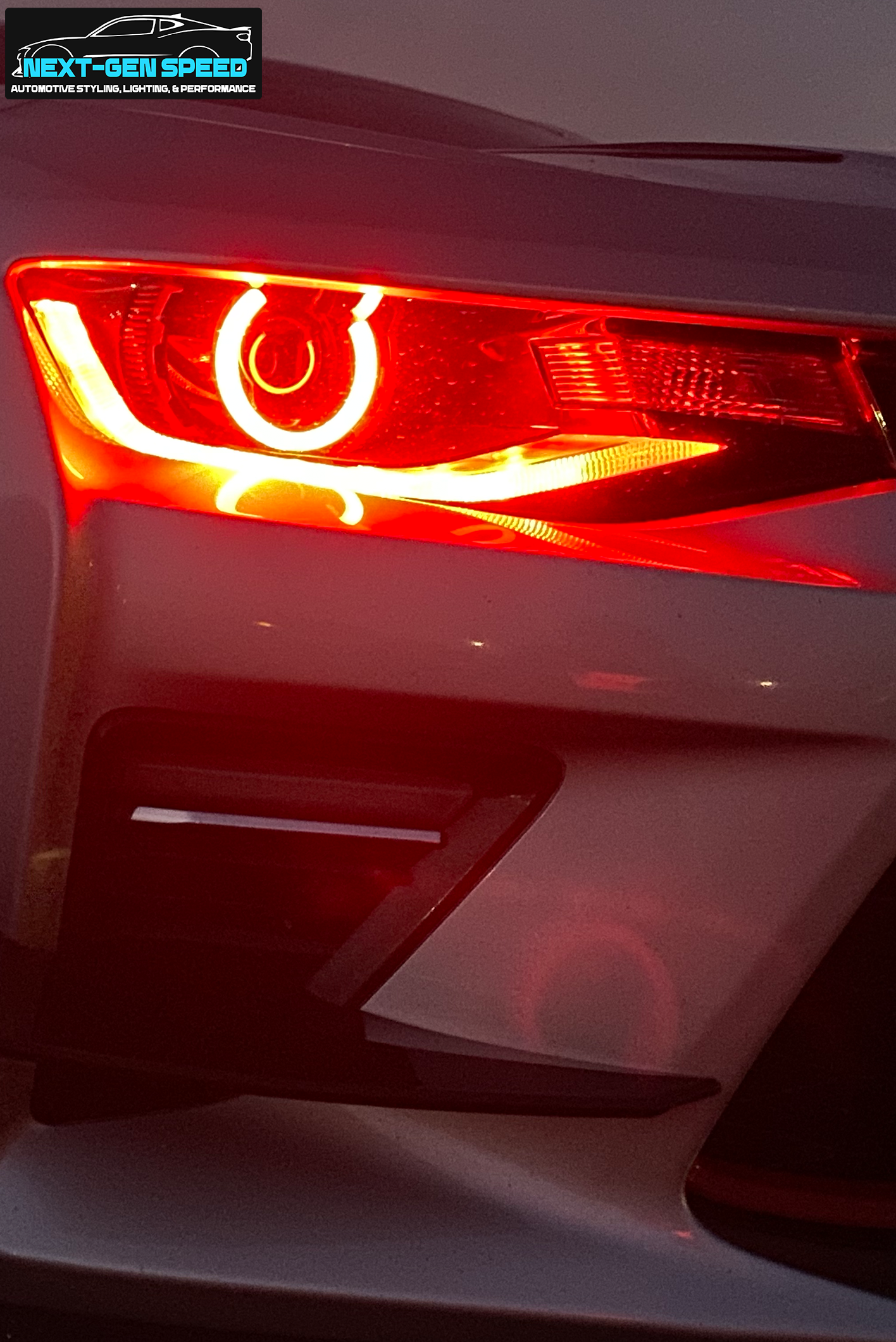 2016 - 18 Camaro Prebuilt Color Changing Headlights | Flowseries/RGB | Halo Ring | Demon Eye image 6