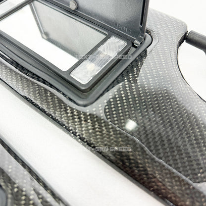 2015 - 24 Challenger Carbon Fiber Sun Visors Replacement (Pair) - Illuminated