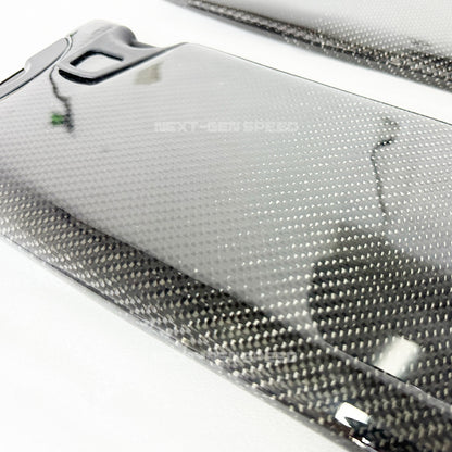 2015 - 24 Challenger Carbon Fiber Sun Visors Replacement (Pair) - Illuminated