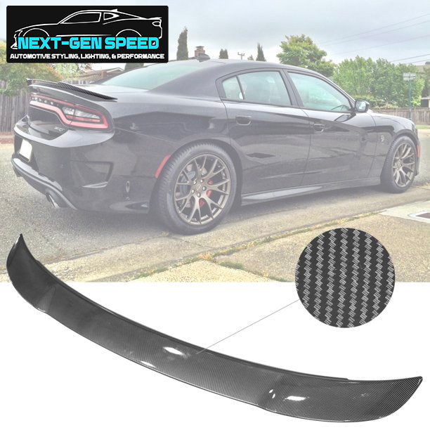 2015 - 24 Charger SRT Style Carbon Fiber Spoiler