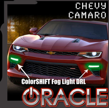 2016 - 18 Camaro Oracle Color-Shift Fog Light DRL Kit