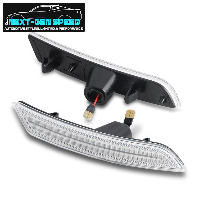 2016 - 24 Chevy Camaro Clear Dual LED Side Markers