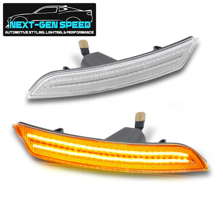 2016 - 24 Chevy Camaro Clear Dual LED Side Markers