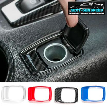 2016 - 24 Camaro Lighter/Charger Surround Cover - Carbon Fiber/Colored