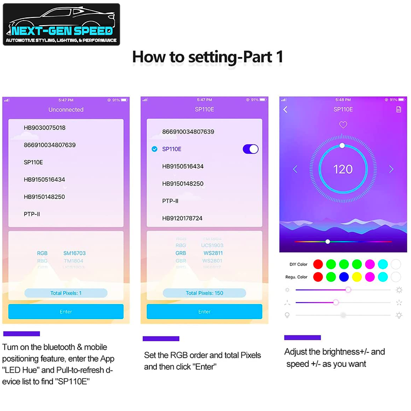 SP110E Flow Series Bluetooth Controller