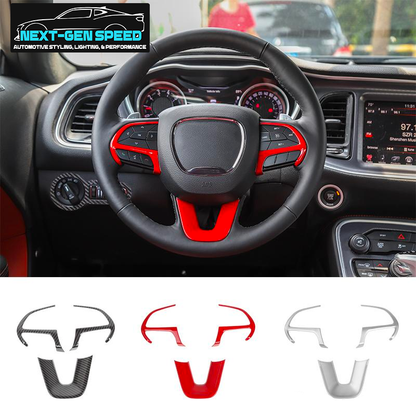 2015 - 24 Challenger/Charger Colored Steering Wheel Cover Kit