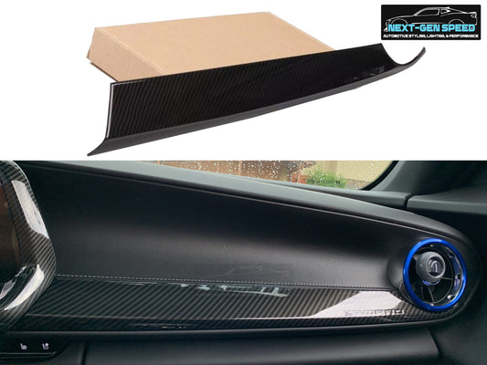 2016 - 24 Camaro Carbon Fiber Co-Pilot Dashboard Overlay Trim Cover