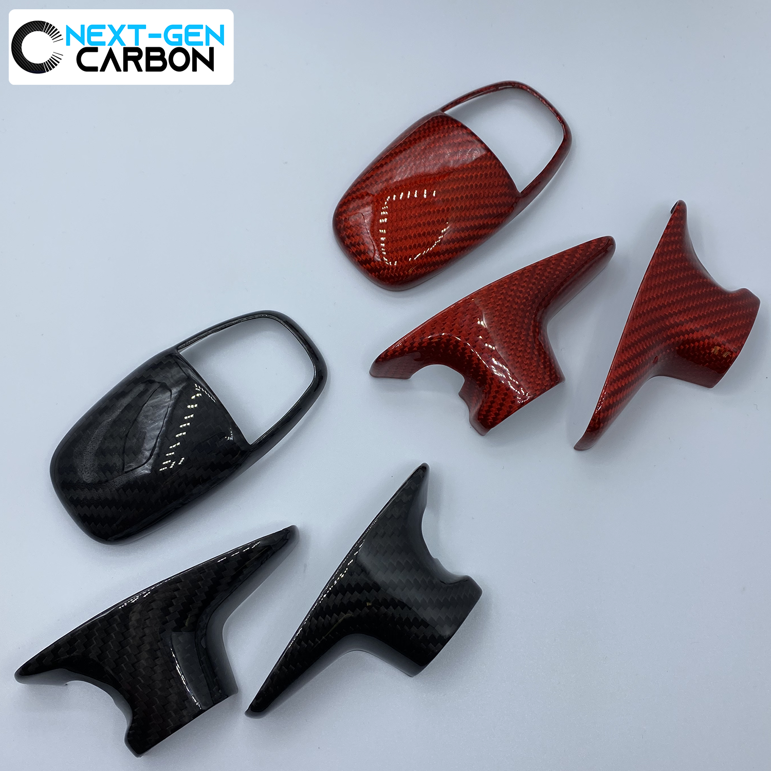 2015 - 24 Charger/Challenger/Durango Carbon Fiber Shifter Knob Handle Cover