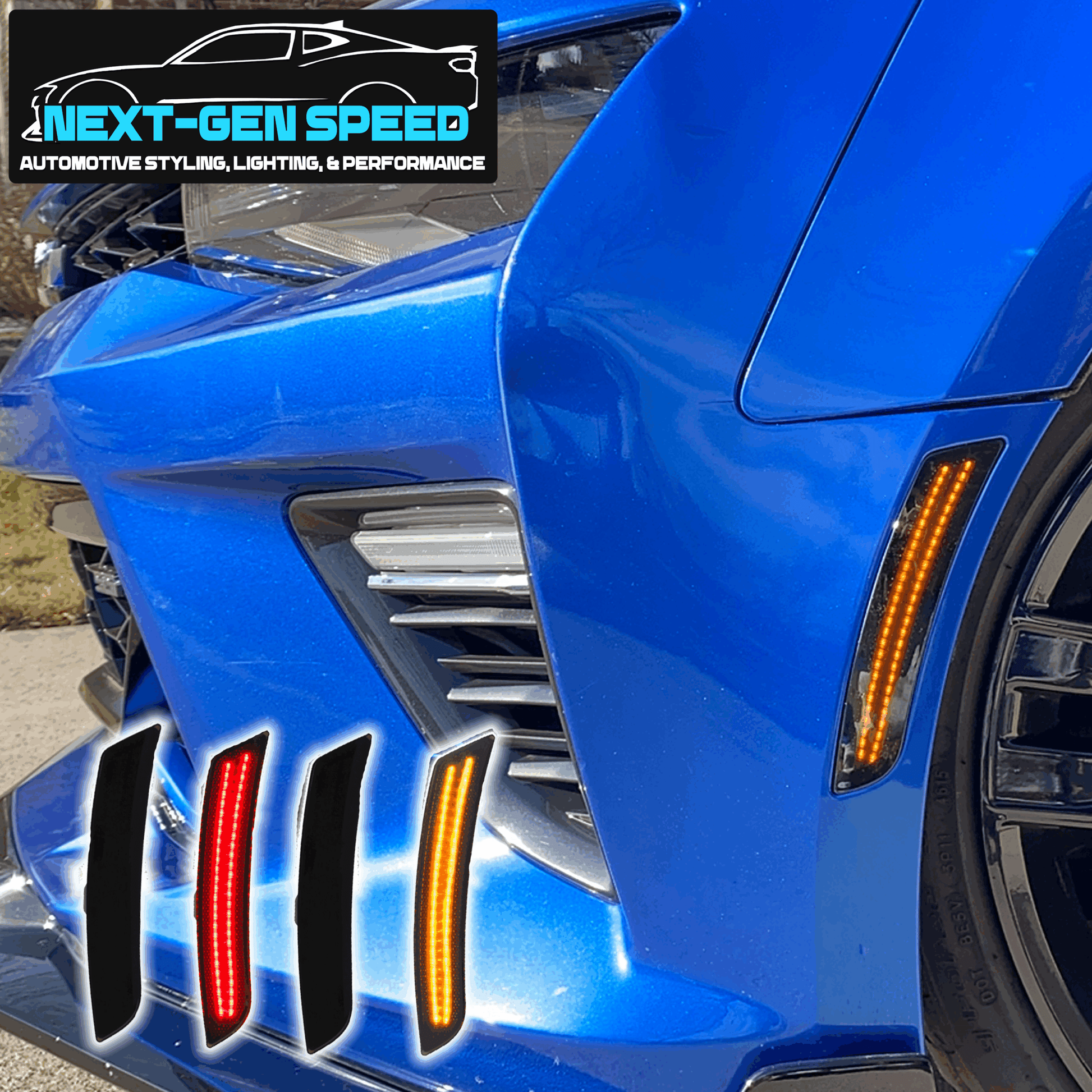 2016 - 24 Camaro Smoked Dual LED Side Markers