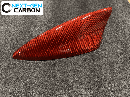 2016 - 24 Camaro Red Carbon Fiber Sharkfin Antenna Cover | Next-Gen Carbon