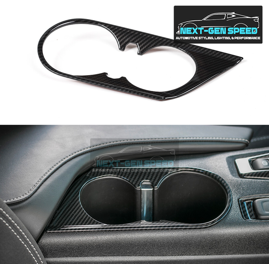 2016 - 24 Camaro Carbon Fiber Cup Holder Trim Cover
