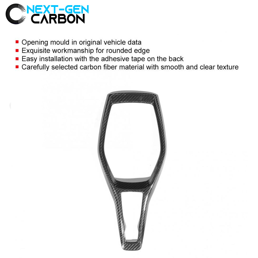 2016 - 24 Camaro Carbon Fiber Shifter Trim Cover | Next-Gen Carbon