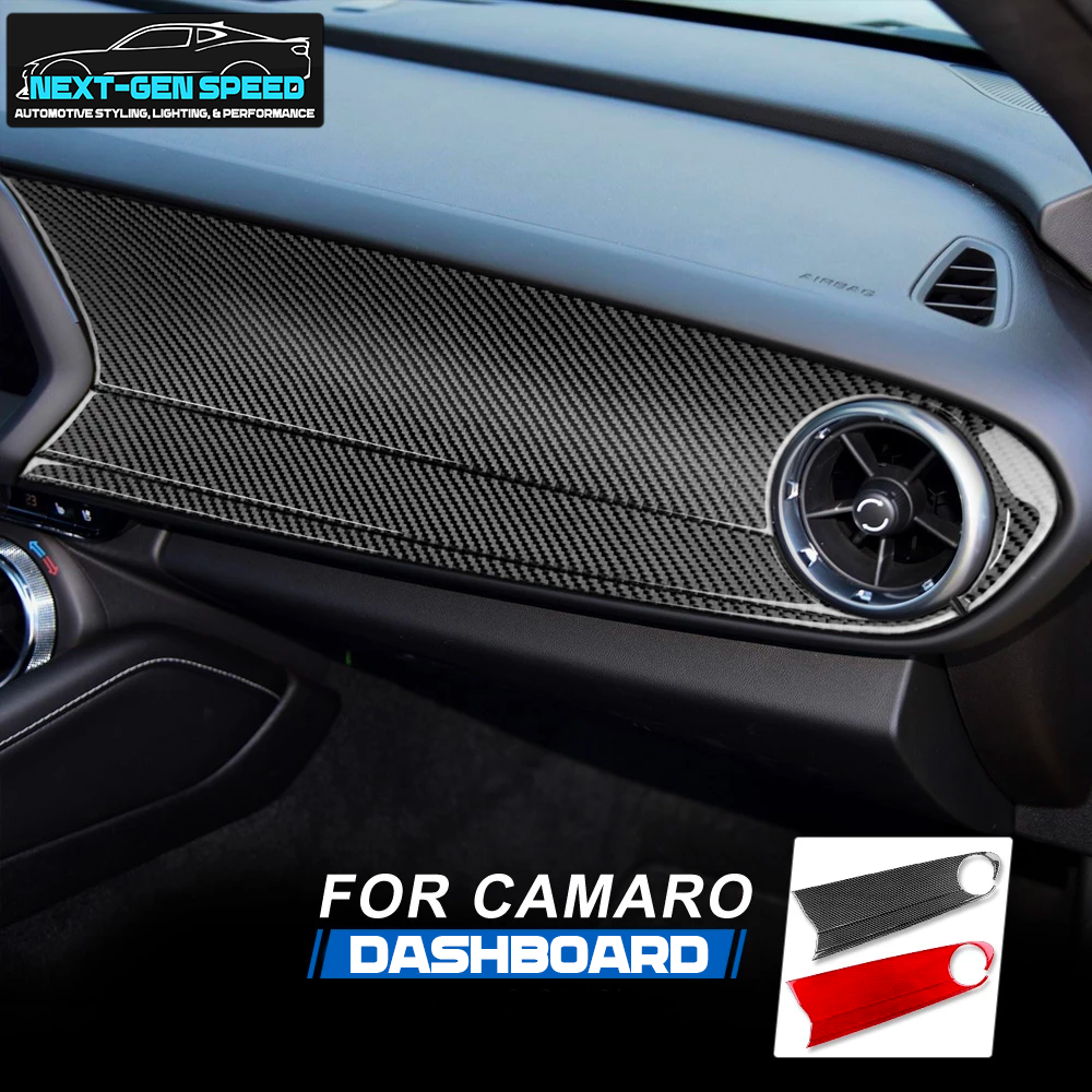 2016 - 24 Camaro Carbon Fiber Passenger Dashboard Cover
