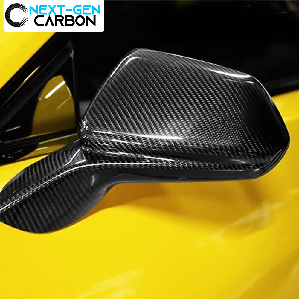 2016 - 24 Camaro Carbon Fiber Mirror Covers | Next-Gen Carbon