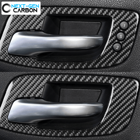 2011 - 24 Dodge Charger Carbon Fiber Interior Door Handle Trim Covers