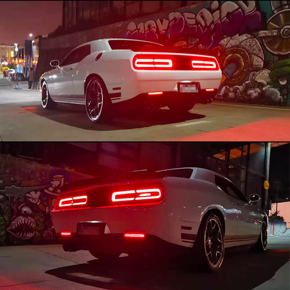 2015 - 24 Dodge Challenger Smoked LED Rear Reflectors