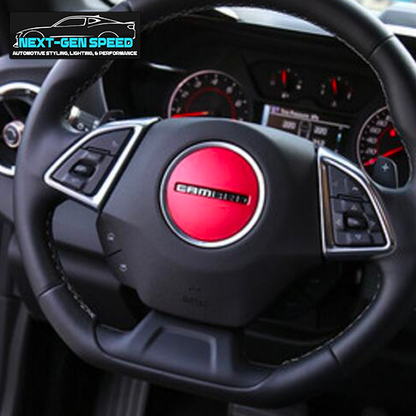 2016 - 24 Chevy Camaro Colored Aluminum Center Steering Cover
