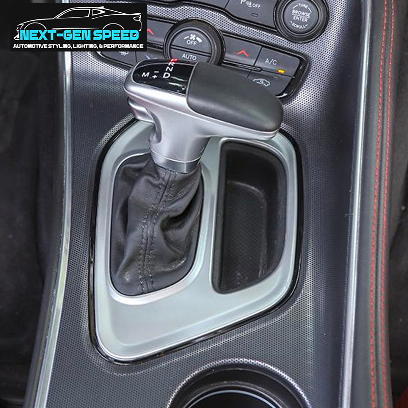 2015 - 24 Dodge Challenger Colored Center Shifter Panel Cover | Next-Gen Speed