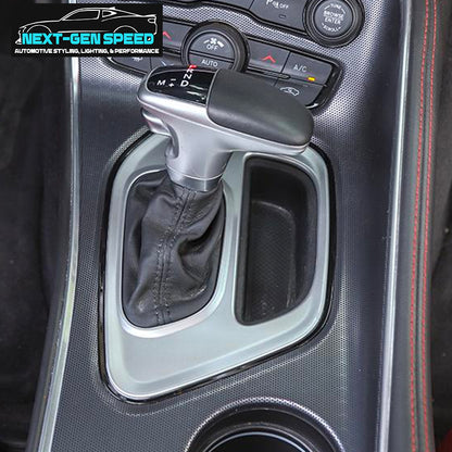 2015 - 24 Dodge Challenger Colored Center Shifter Panel Cover | Next-Gen Speed