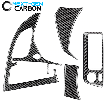 2014 - 19 C7 Corvette Real Carbon Fiber LH Dashboard Panel Overlay Cover | Next-Gen Carbon