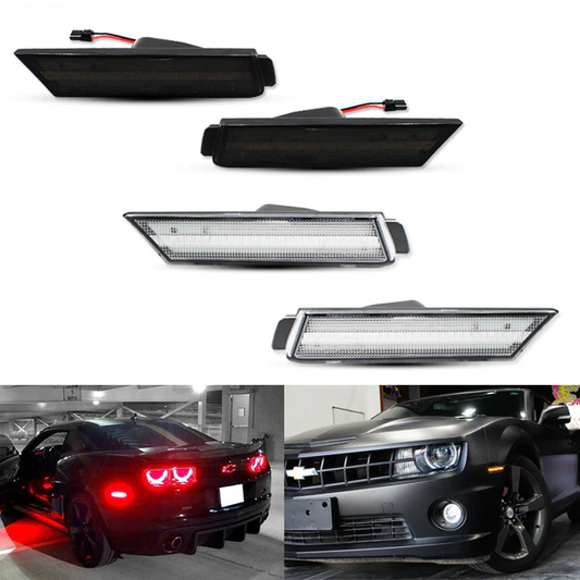 2010 - 2015 5th Gen Camaro Smoked LED Side Marker Lights