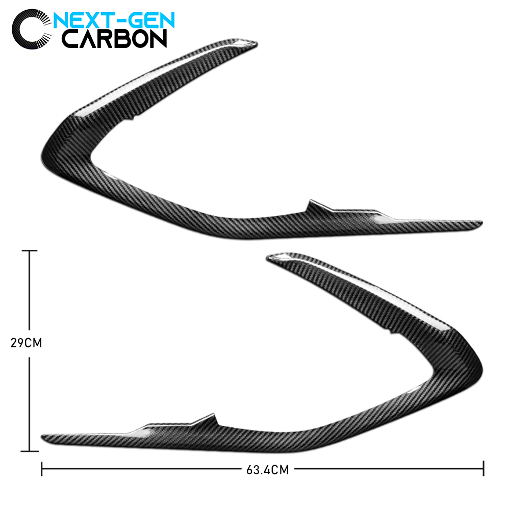 2016 - 24 Camaro Carbon Fiber Door Trim Surround Cover (With Light/Without Light)