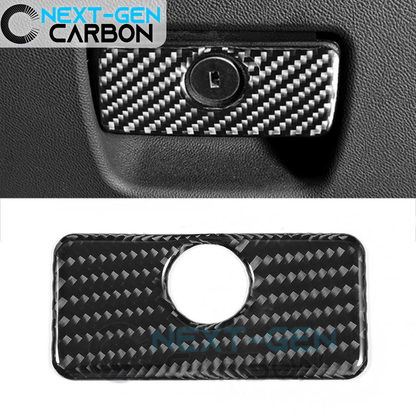 2016 - 24 6th Gen Camaro Carbon Fiber Glove Box Handle Cover | Next-Gen Carbon