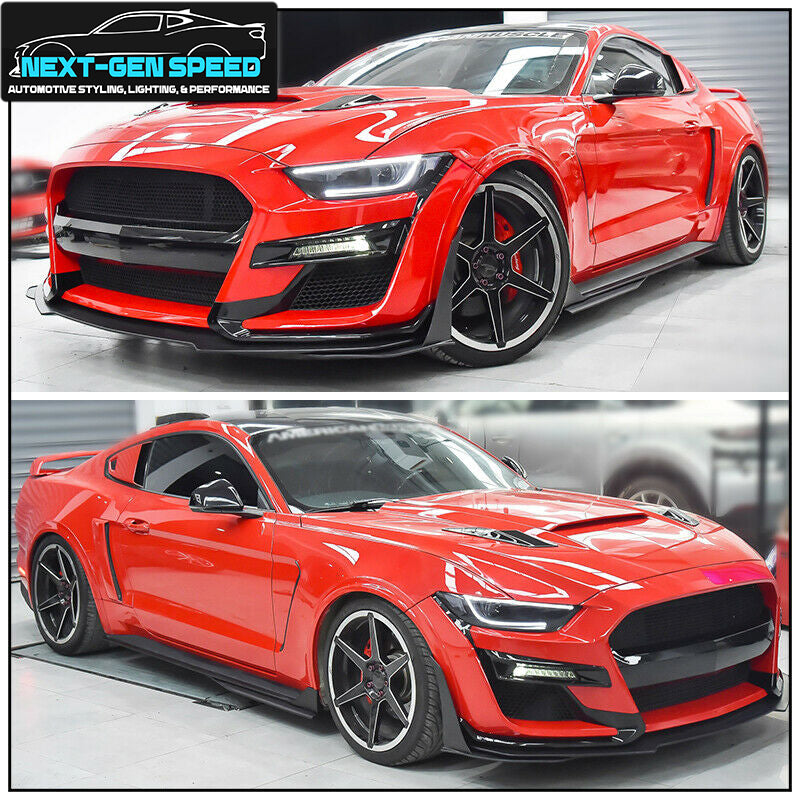 2015 - 23 Ford Mustang GT500 Front Bumper Conversion Kit