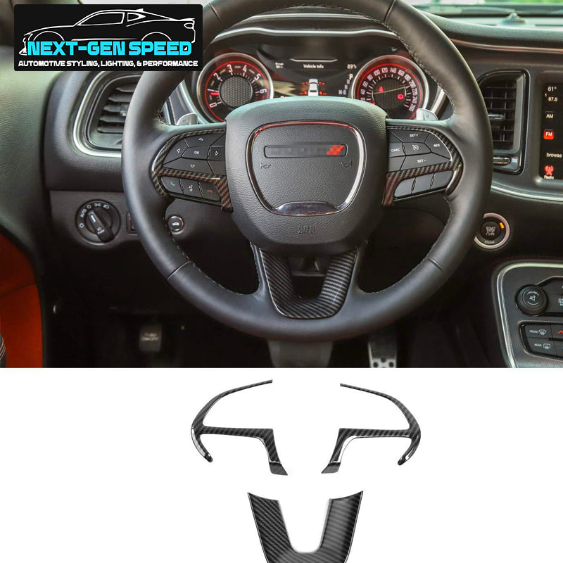 2015 - 24 Challenger/Charger Colored Steering Wheel Cover Kit