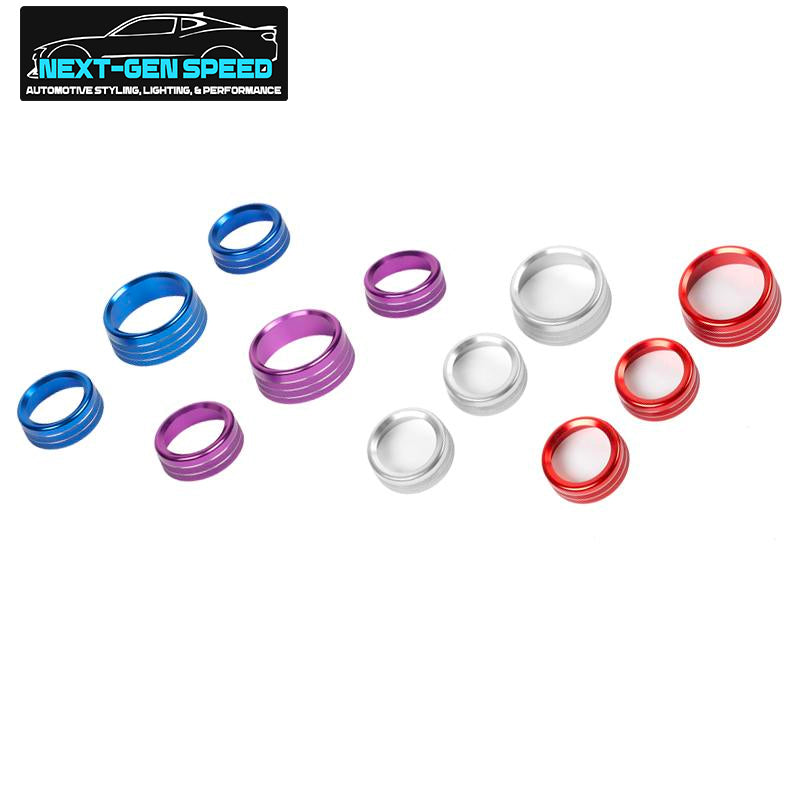 2015 - 24 Dodge Challenger/Charger Colored Aluminum Radio/Climate Control Knobs