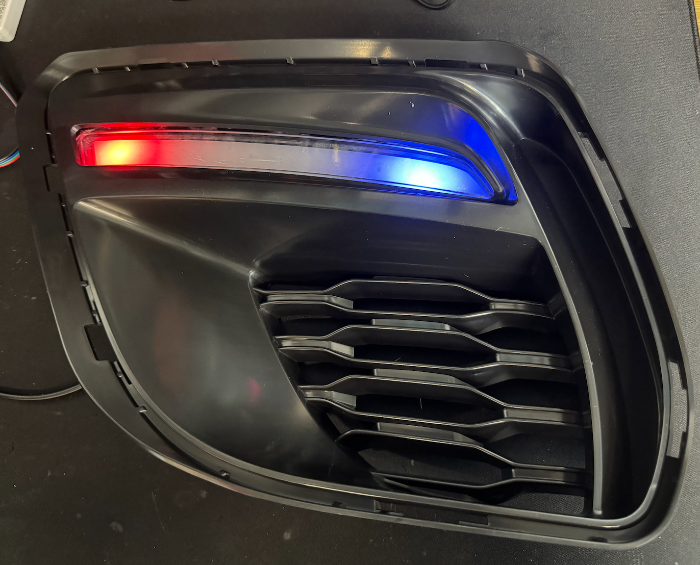 Dodge Charger Widebody Flow RGB DRL Fog Light Trim Covers image 11