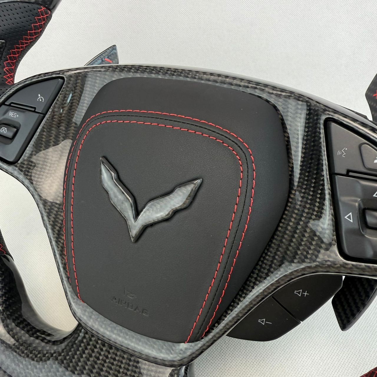 C7 Corvette Custom Airbag Replacement Cover (Customizable) | Next-Gen Carbon