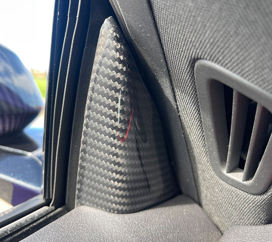 C8 Corvette Real Carbon Fiber Interior A-Pillar Cover | Next-Gen Carbon