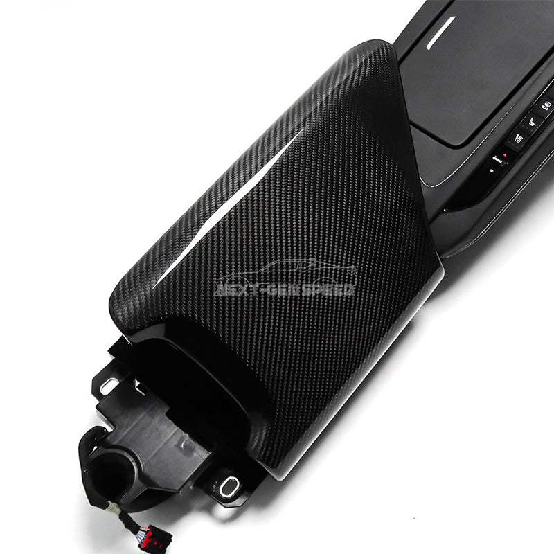 C8 Corvette Carbon Fiber Center Console Lid Cover | Next-Gen Carbon