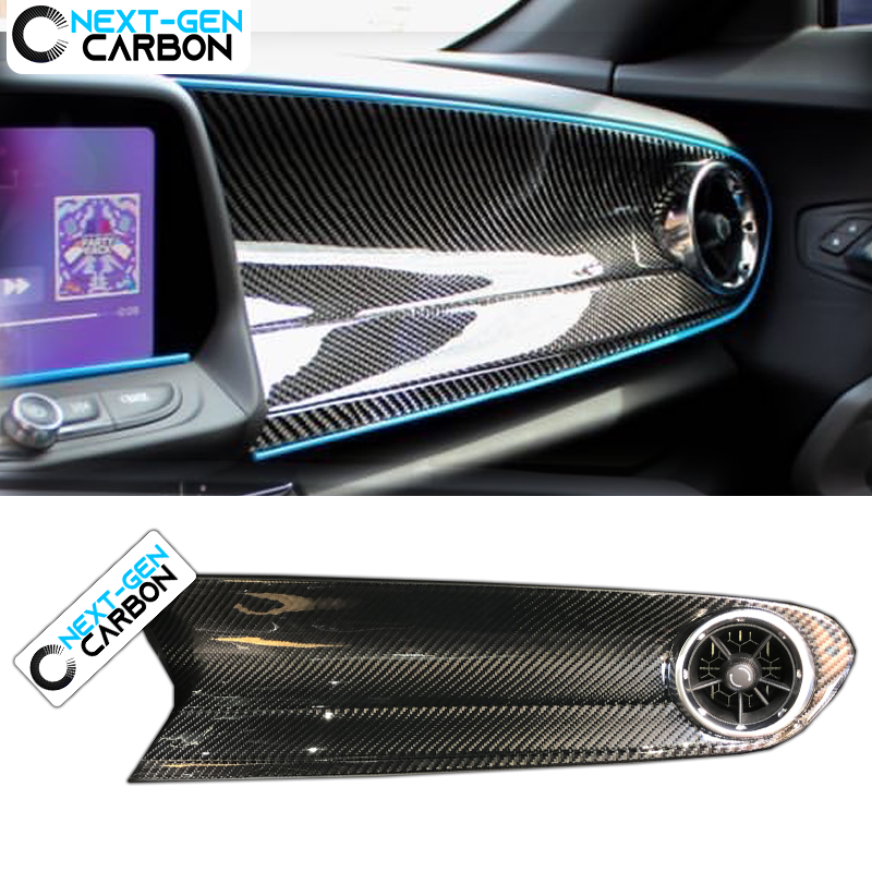 2016 - 24 Camaro Carbon Fiber Passenger Dashboard Cover