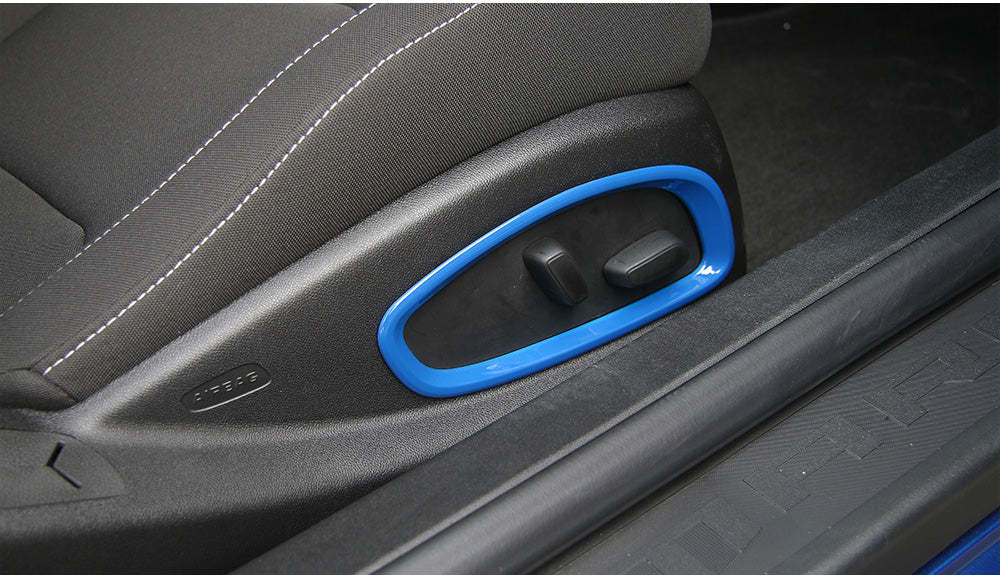 2016 - 24 Camaro Seat Trim Frame Cover Kit Colored/Carbon Fiber image 4