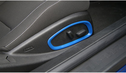 2016 - 24 Camaro Seat Trim Frame Cover Kit Colored/Carbon Fiber image 4