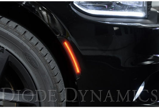 2015 - 24 Dodge Charger Smoked LED Side Markers | Diode Dynamics