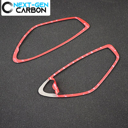 2016 - 24 6th Gen Camaro Carbon Fiber Interior Door Handle Cover Kit | Next-Gen Carbon image 2
