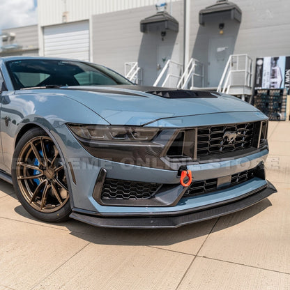 2024+ Mustang Dark Horse Dry Carbon Fiber Front Grille Trims