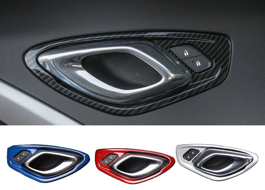 2016 - 24 Camaro Colored Interior Door Handle Trim (5 Colors) image 0
