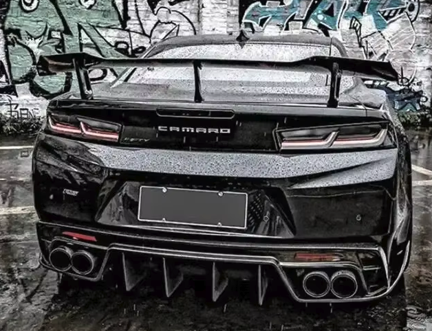 2016 - 24 Camaro XT Real Carbon Fiber Rear Diffuser LT RS SS LT1 | Next-Gen Carbon image 3