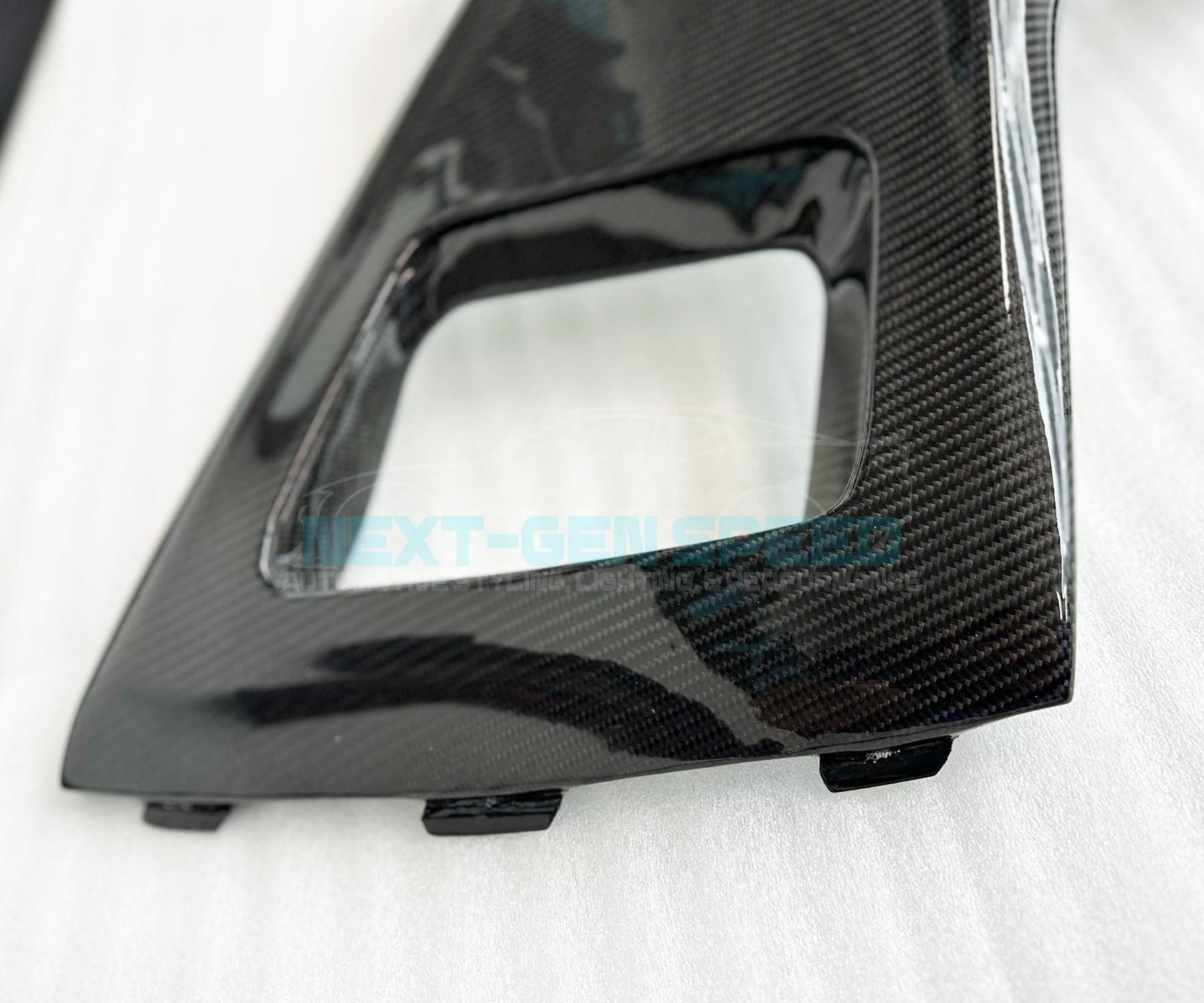 C8 Corvette Carbon Fiber Upper Dash Pad Replacement Unit | HUD/Non HUD Models image 12