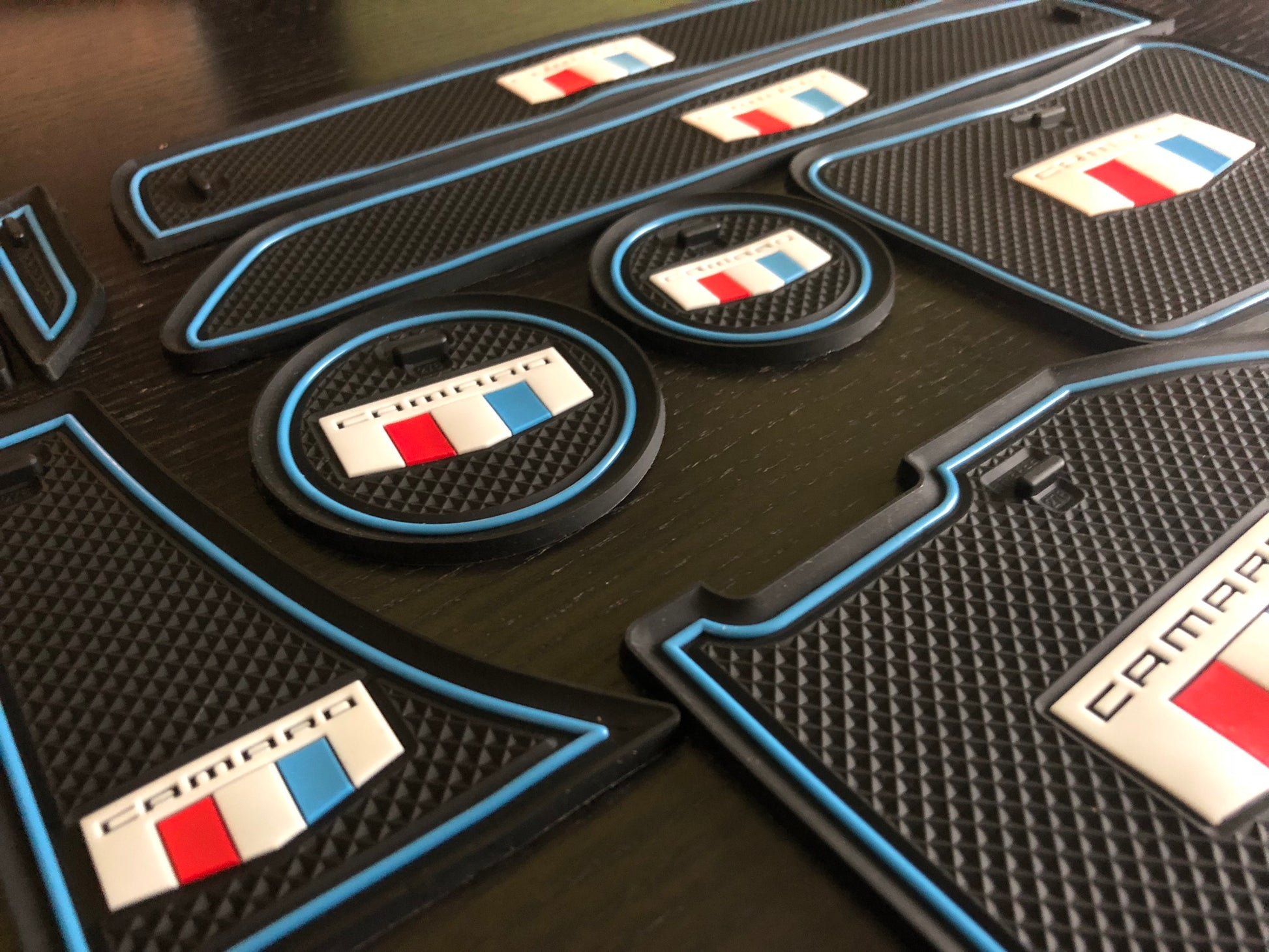 2016 - 24 Camaro Interior Non-Slip Rubber Mats (9 PC) image 14