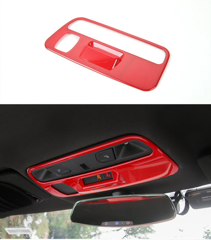 2016 - 18 Camaro Upper Roof Reading Light Panel Cover | Carbon Fiber / Colored image 1