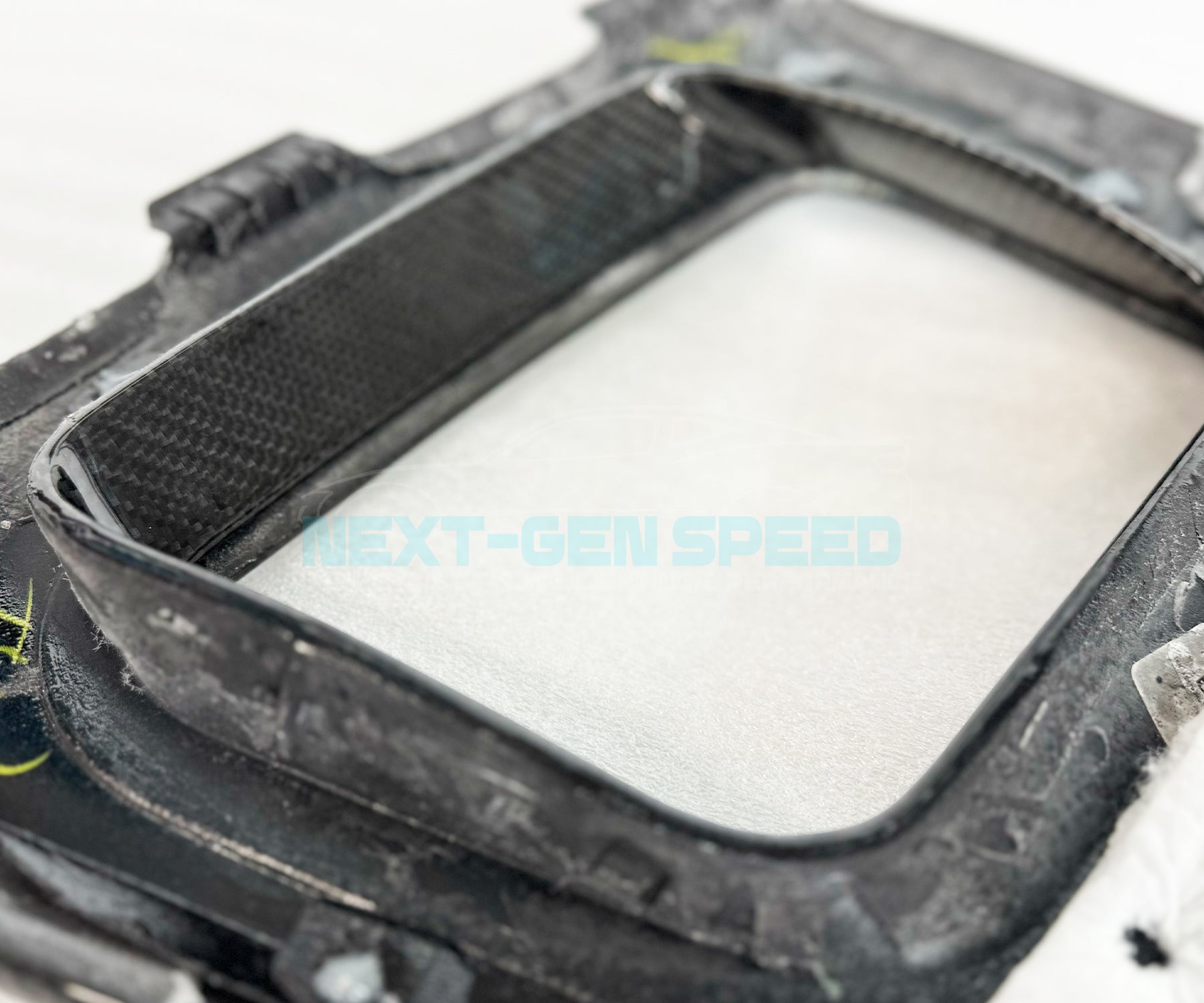 C8 Corvette Carbon Fiber Upper Dash Pad Replacement Unit | HUD/Non HUD Models image 16
