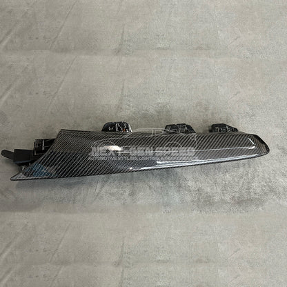 C8 Corvette Carbon Fiber Interior Climate Control Console Replacement | Next-Gen Carbon