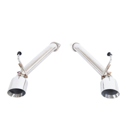 2009 - 21 Nissan 370Z Z34 Muffler Delete Axle Back 4.5" Dual Tips Exhaust