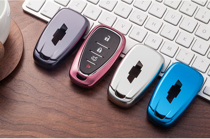 2016 - 24 Chevy Camaro, Cruze, Malibu, Traverse Painted Key Cover |  (7 COLORS) image 0