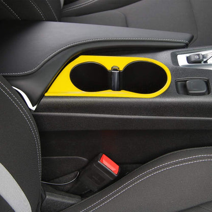 2016 - 24 Camaro Colored Cup Holder Trim Cover | Red, Blue, Yellow, Silver, or Chrome image 6